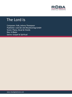 cover image of The Lord is